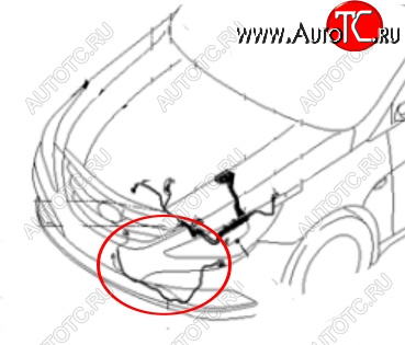 2 059 р. Комплект проводов для подключения датчиков ЭСУД Original Hyundai Sonata YF (2009-2014)  с доставкой в г. Вологда