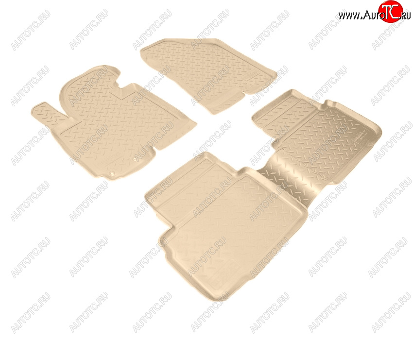 3 199 р. Коврики салона Norplast Unidec Hyundai IX35 NU рестайлинг (2020-2025) (Цвет: бежевый)  с доставкой в г. Вологда