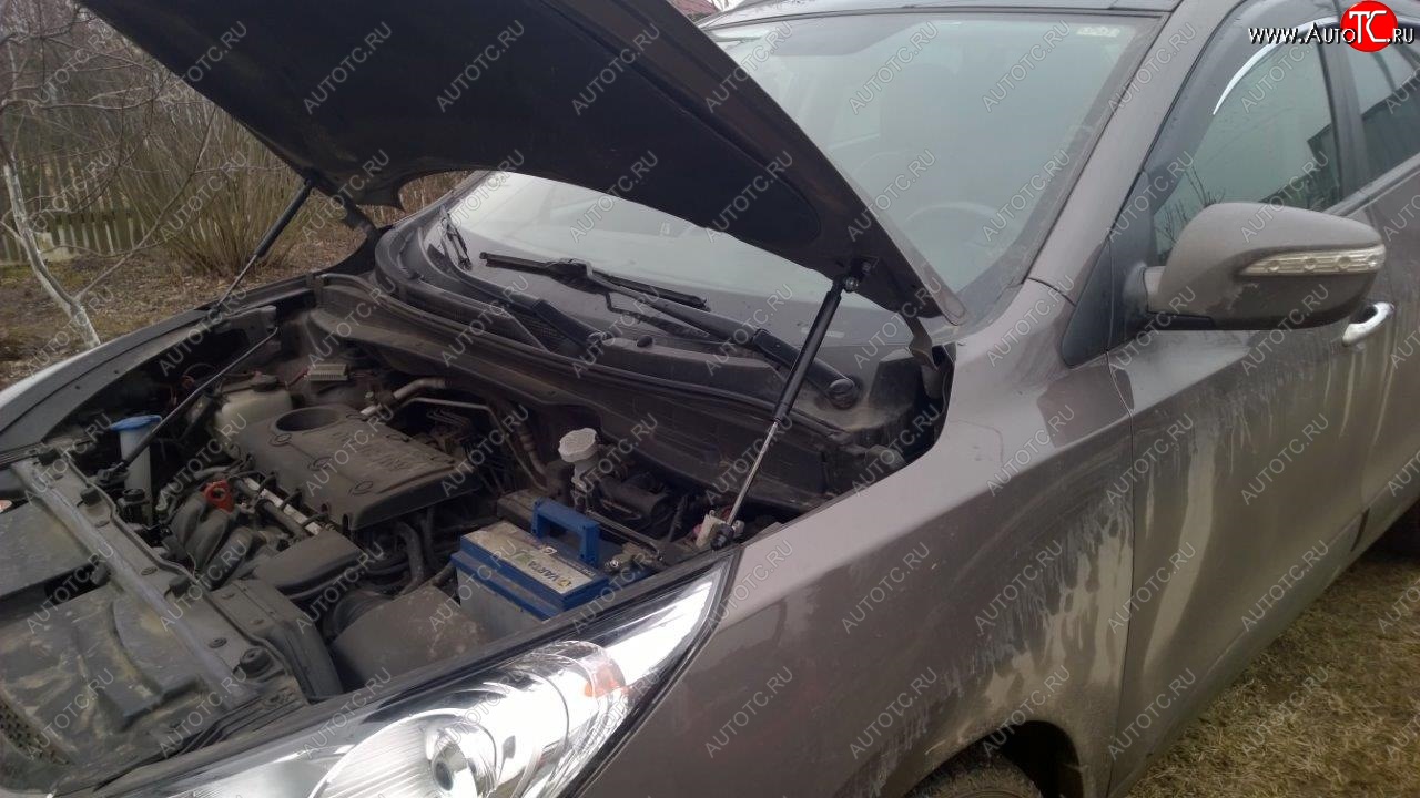 2 049 р. Упоры капота Russtal Hyundai IX35 LM дорестайлинг (2009-2013)  с доставкой в г. Вологда