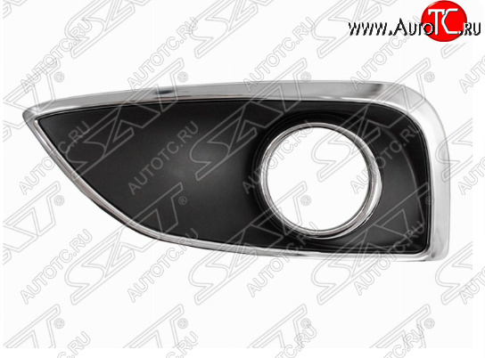 819 р. Левая вставка под противотуманную фару SAT Hyundai IX35 LM дорестайлинг (2009-2013)  с доставкой в г. Вологда
