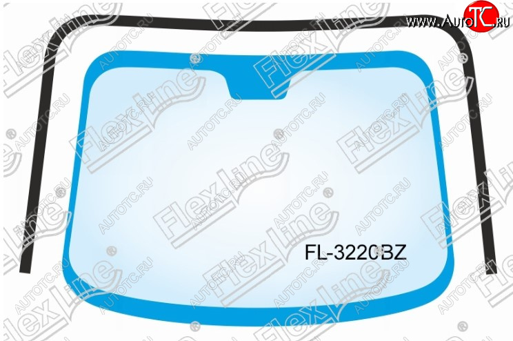 2 599 р. Молдинг лобового стекла FlexLine Hyundai IX35 LM рестайлинг (2013-2018)  с доставкой в г. Вологда