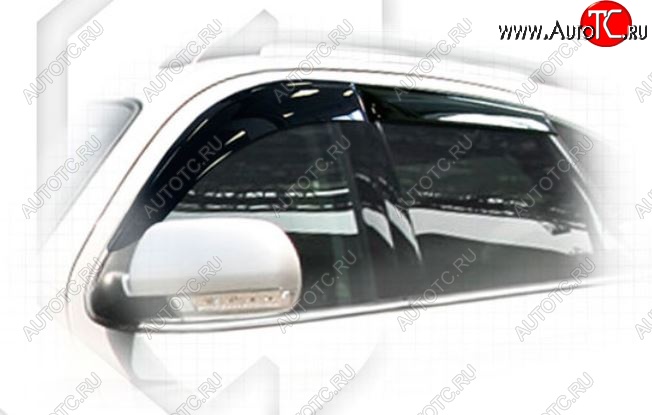 2 079 р. Дефлектора окон CA-Plastiс Hyundai IX55 EN (2006-2013) (Classic полупрозрачный, Без хром.молдинга)  с доставкой в г. Вологда
