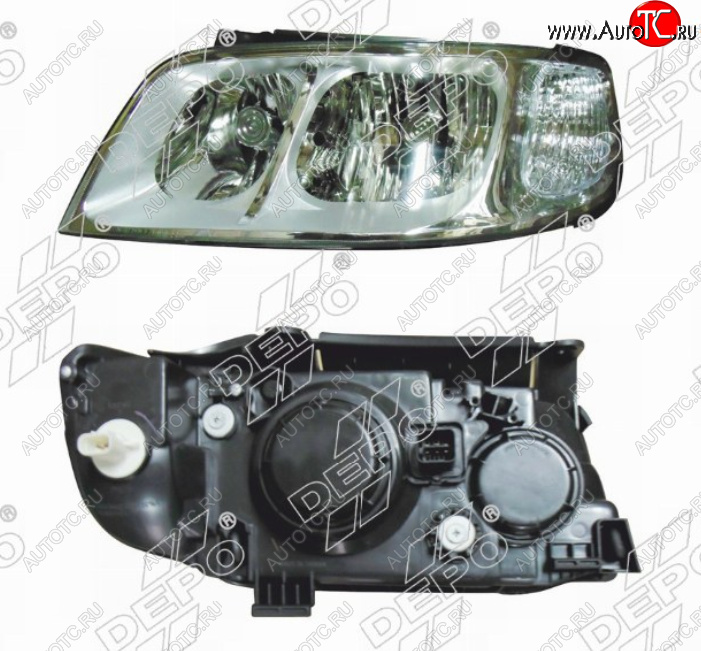 8 499 р. Левая фара DEPO Hyundai Matrix 1 FC 1-ый рестайлинг (2005-2008)  с доставкой в г. Вологда