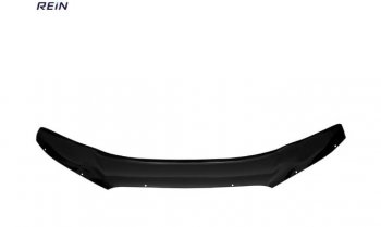 Дефлектор капота REIN (ЕВРО крепеж) без логотипа Hyundai Santa Fe CM рестайлинг (2009-2012)