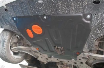 2 779 р. Защита картера двигателя и КПП (установка на пыльник, на штатные точки) ALFECO  Hyundai Solaris  HCR (2017-2022), KIA Rio ( 4 FB,  X-line,  4 YB,  X) (2016-2025) (Сталь 2 мм)  с доставкой в г. Вологда. Увеличить фотографию 2