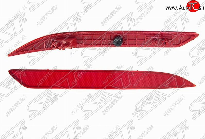 1 089 р. Правый отражатель заднего бампера SAT Hyundai Solaris RBr хэтчбэк рестайлинг (2014-2017)  с доставкой в г. Вологда
