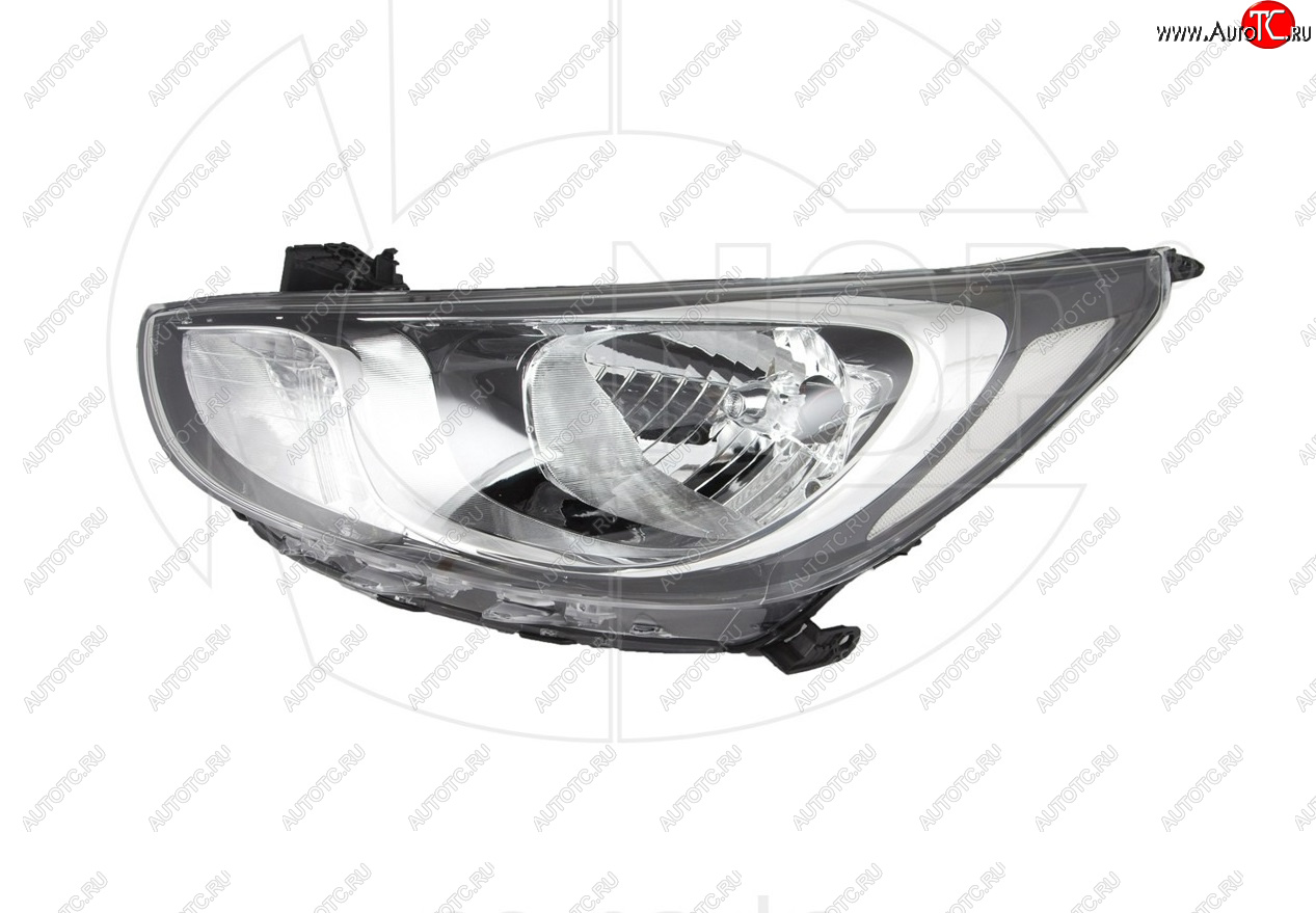 7 949 р. Фара левая передняя NSP Hyundai Solaris RBr седан дорестайлинг (2010-2014)  с доставкой в г. Вологда