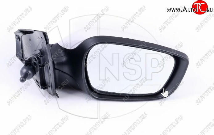 2 699 р. Зеркало заднего вида правое механическое NSP Hyundai Solaris RBr седан дорестайлинг (2010-2014) (Неокрашенное)  с доставкой в г. Вологда
