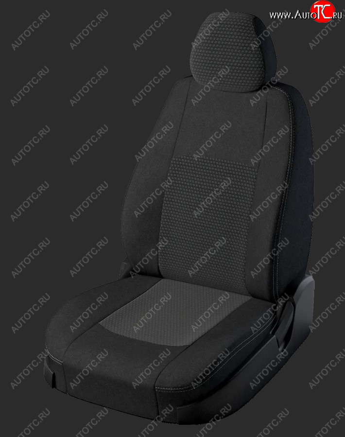 5 249 р. Чехлы для сидений Lord Autofashion Турин (жаккард, спинка 60/40, 2 Г-образных подголовника) Hyundai Solaris RBr седан дорестайлинг (2010-2014) (Черный, вставка Черный Мокка)  с доставкой в г. Вологда