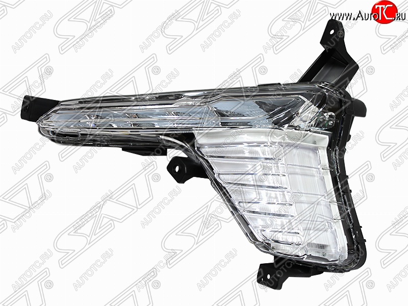 3 799 р. Правая противотуманная фара SAT (LED) Hyundai Sonata LF рестайлинг (2017-2019)  с доставкой в г. Вологда