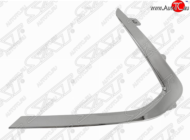 1 379 р. Левый молдинг переднего бампера SAT (хром) Hyundai Sonata DN8 (2019-2022)  с доставкой в г. Вологда