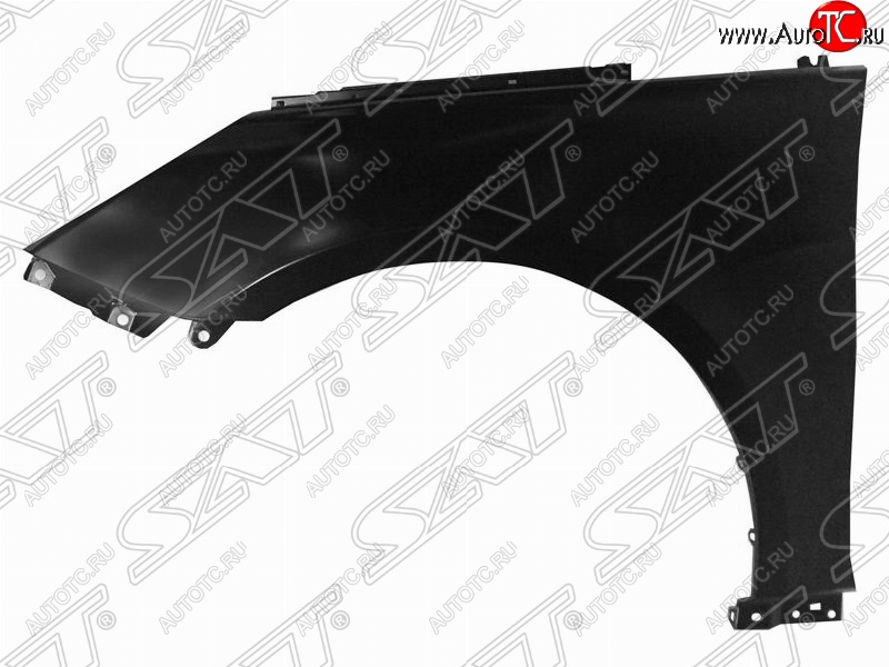 1 699 р. Левое крыло переднее SAT (пр-во Китай) Hyundai Sonata YF (2009-2014) (Неокрашенное)  с доставкой в г. Вологда