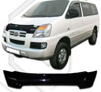 Дефлектор капота (Кузов: kmjwwh) CA-Plastic Hyundai Starex/H1  A1 (2004-2007) рестайлинг