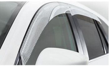 2 299 р. Дефлектора окон CA-Plastic  Hyundai Starex/Grand Starex/H1  TQ (2014-2018) рестайлинг (Серия Art белая)  с доставкой в г. Вологда. Увеличить фотографию 2