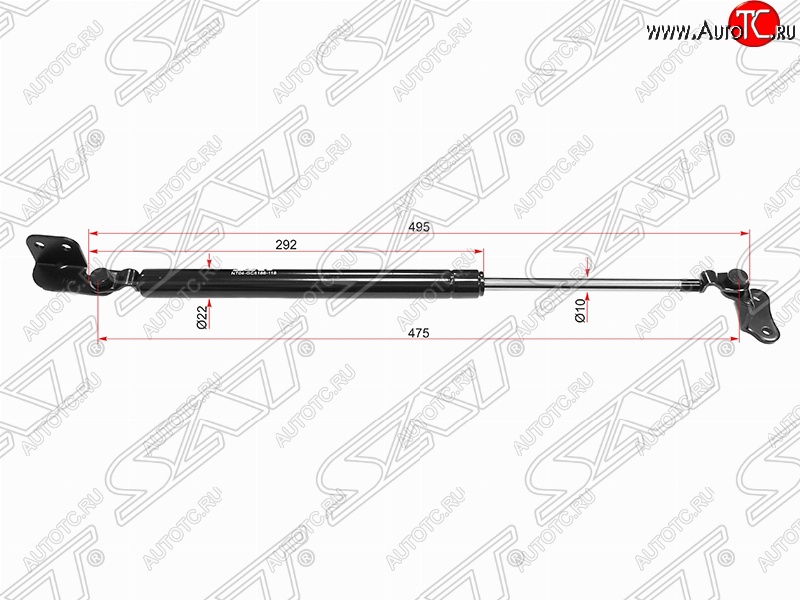 1 069 р. Правый упор капота SAT (газовый) Hyundai Terracan HP дорестайлинг (2001-2004)  с доставкой в г. Вологда