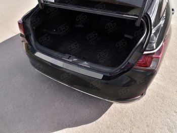 1 659 р. Защитная накладка заднего бампера на Russtal Hyundai Tucson TL дорестайлинг (2015-2018) (Нержавейка полированная)  с доставкой в г. Вологда. Увеличить фотографию 2