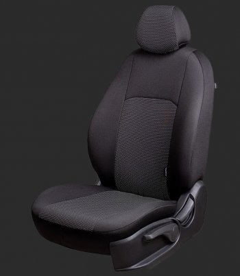 Чехлы для сидений Lord Autofashion Дублин (жаккард, спинка 40/60, 2 П- и 1 Г-образных подголовника) Hyundai Tucson TL дорестайлинг (2015-2018)