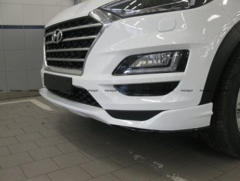 6 799 р. Юбка переднего бампера АВТОКРАТ Hyundai Tucson TL рестайлинг (2018-2021) (Неокрашенная)  с доставкой в г. Вологда. Увеличить фотографию 2