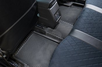 5 699 р. Коврики в салон EVA 3D РОМБ (полимер) Hyundai Tucson NX4 (2020-2022)  с доставкой в г. Вологда. Увеличить фотографию 4
