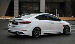 5 999 р. Накладка на задний бампер AD Zest Style Hyundai Elantra AD дорестайлинг (2016-2019) (Неокрашенная)  с доставкой в г. Вологда. Увеличить фотографию 4