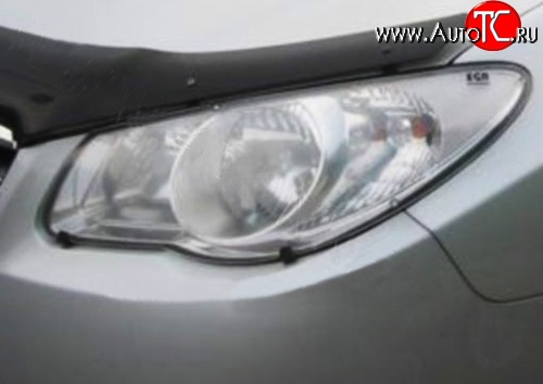 1 484 р. Прозрачная защита передних фар Novline Hyundai Elantra XD седан дорестайлинг (2000-2003)  с доставкой в г. Вологда