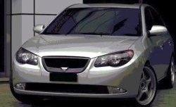 4 599 р. Решётка радиатора RoadRuns Hyundai Elantra HD (2006-2011) (Неокрашенная)  с доставкой в г. Вологда. Увеличить фотографию 2
