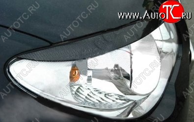 1 649 р. Реснички на фары CT v2 Hyundai Elantra HD (2006-2011) (Неокрашенные)  с доставкой в г. Вологда