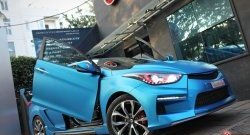 9 299 р. Передний бампер с решеткой радиатора M&S VERSION Hyundai Elantra MD дорестайлинг (2010-2013) (Неокрашенный)  с доставкой в г. Вологда. Увеличить фотографию 2