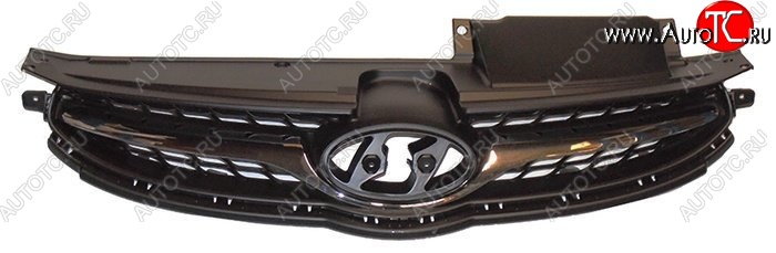 1 479 р. Решётка радиатора SAT  Hyundai Elantra  MD (2010-2013) дорестайлинг (Неокрашенная)  с доставкой в г. Вологда