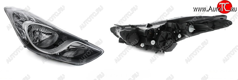 3 249 р. Фара BRIGHTROAD (с мех. корректором, правая) Hyundai Elantra MD дорестайлинг (2010-2013)  с доставкой в г. Вологда