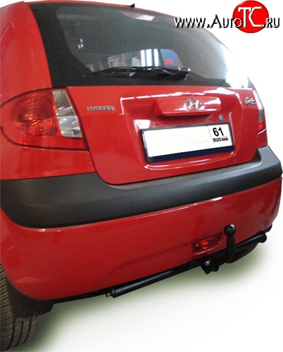 9 649 р. Фаркоп NovLine Hyundai Getz TB хэтчбэк 5 дв. дорестайлинг (2002-2005)  с доставкой в г. Вологда