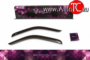 2 579 р. Дефлекторы окон Vinguru Hyundai HD-72 (2004-2008)  с доставкой в г. Вологда