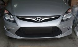 1 469 р. Сетка на бампер Russtal (черная) Hyundai I30 FD универсал рестайлинг (2010-2012)  с доставкой в г. Вологда. Увеличить фотографию 4