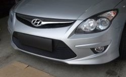1 469 р. Сетка на бампер Russtal (черная) Hyundai I30 FD универсал рестайлинг (2010-2012)  с доставкой в г. Вологда. Увеличить фотографию 6