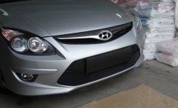 1 469 р. Сетка на бампер Russtal (черная) Hyundai I30 FD универсал рестайлинг (2010-2012)  с доставкой в г. Вологда. Увеличить фотографию 7