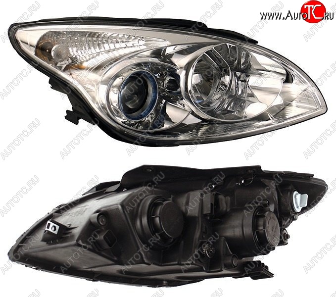 7 399 р. Правая передняя фара SAT Hyundai I30 FD универсал дорестайлинг (2007-2010)  с доставкой в г. Вологда