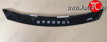 999 р. Дефлектор капота Russtal (короткий) Hyundai I40 1 VF дорестайлинг седан (2011-2015)  с доставкой в г. Вологда