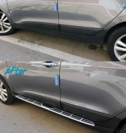 12 049 р. Пороги Original Design Style Hyundai IX35 LM рестайлинг (2013-2018)  с доставкой в г. Вологда. Увеличить фотографию 3