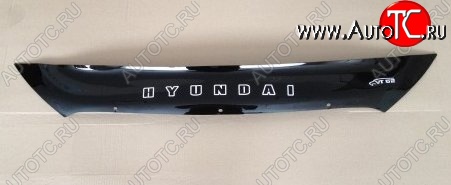 999 р. Дефлектор капота Russtal (короткий) Hyundai IX35 LM рестайлинг (2013-2018)  с доставкой в г. Вологда