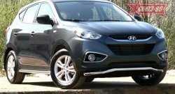 1 052 р. Защита переднего бампера одинарная Souz-96 (d60) Hyundai IX35 LM дорестайлинг (2009-2013)  с доставкой в г. Вологда. Увеличить фотографию 2