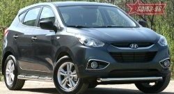 12 914 р. Защита переднего бампера одинарная Souz-96 (d76) Hyundai IX35 LM дорестайлинг (2009-2013)  с доставкой в г. Вологда. Увеличить фотографию 2