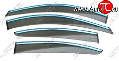 4 399 р. Дефлекторы боковых окон SuvStyle Hyundai IX45 (2013-2025)  с доставкой в г. Вологда