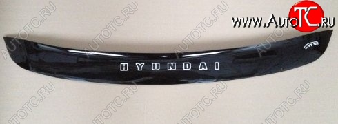 999 р. Дефлектор капота Russtal (короткий) Hyundai IX55 EN (2006-2013)  с доставкой в г. Вологда