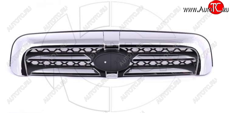 2 099 р. Решетка радиатора NSP (матовая). Hyundai Santa Fe SM (2000-2012) (Неокрашенная)  с доставкой в г. Вологда