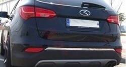 3 149 р. Накладка на нижнюю часть заднего стекла СТ Hyundai Santa Fe DM дорестайлинг (2012-2016)  с доставкой в г. Вологда. Увеличить фотографию 3