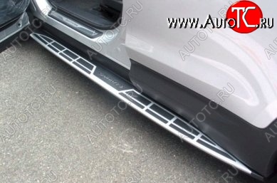 17 149 р. Пороги CT v2 Hyundai Santa Fe DM дорестайлинг (2012-2016)  с доставкой в г. Вологда