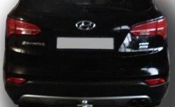 7 999 р. Фаркоп Лидер Плюс Hyundai Santa Fe DM дорестайлинг (2012-2016) (Без электропакета)  с доставкой в г. Вологда. Увеличить фотографию 3