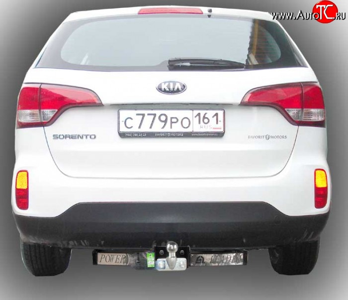 9 749 р. Фаркоп Лидер Плюс (с нерж. пластиной) Hyundai Santa Fe DM дорестайлинг (2012-2016) (Без электропакета)  с доставкой в г. Вологда
