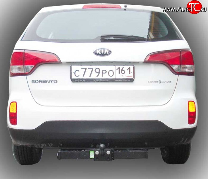 7 999 р. Фаркоп Лидер Плюс Hyundai Santa Fe DM дорестайлинг (2012-2016) (Без электропакета)  с доставкой в г. Вологда