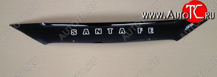 999 р. Дефлектор капота Russtal (короткий) Hyundai Santa Fe CM дорестайлинг (2006-2009)  с доставкой в г. Вологда